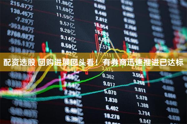 配资选股 回购进展回头看！有券商迅速推进已达标